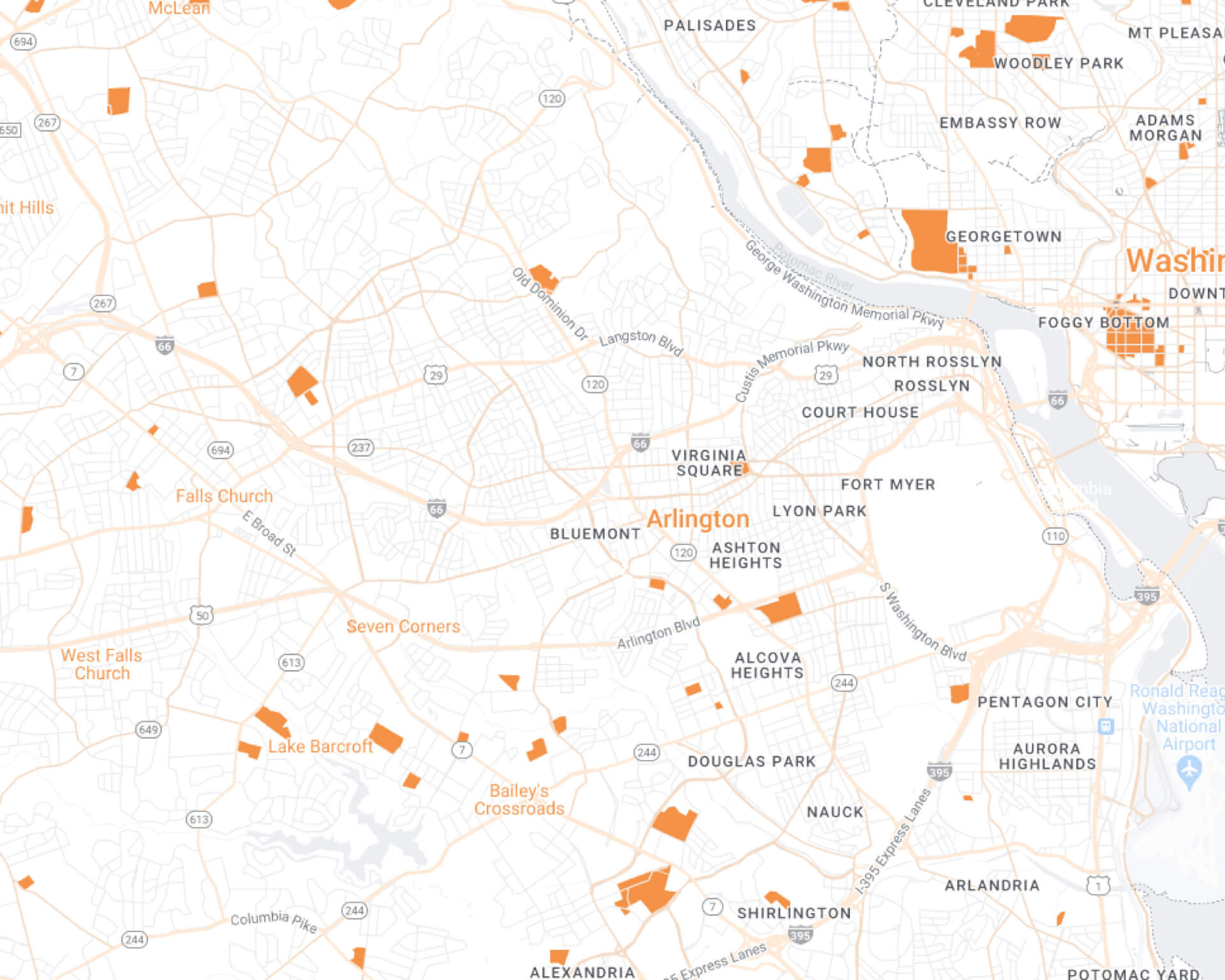 Arlington Maidkart Desktop Map