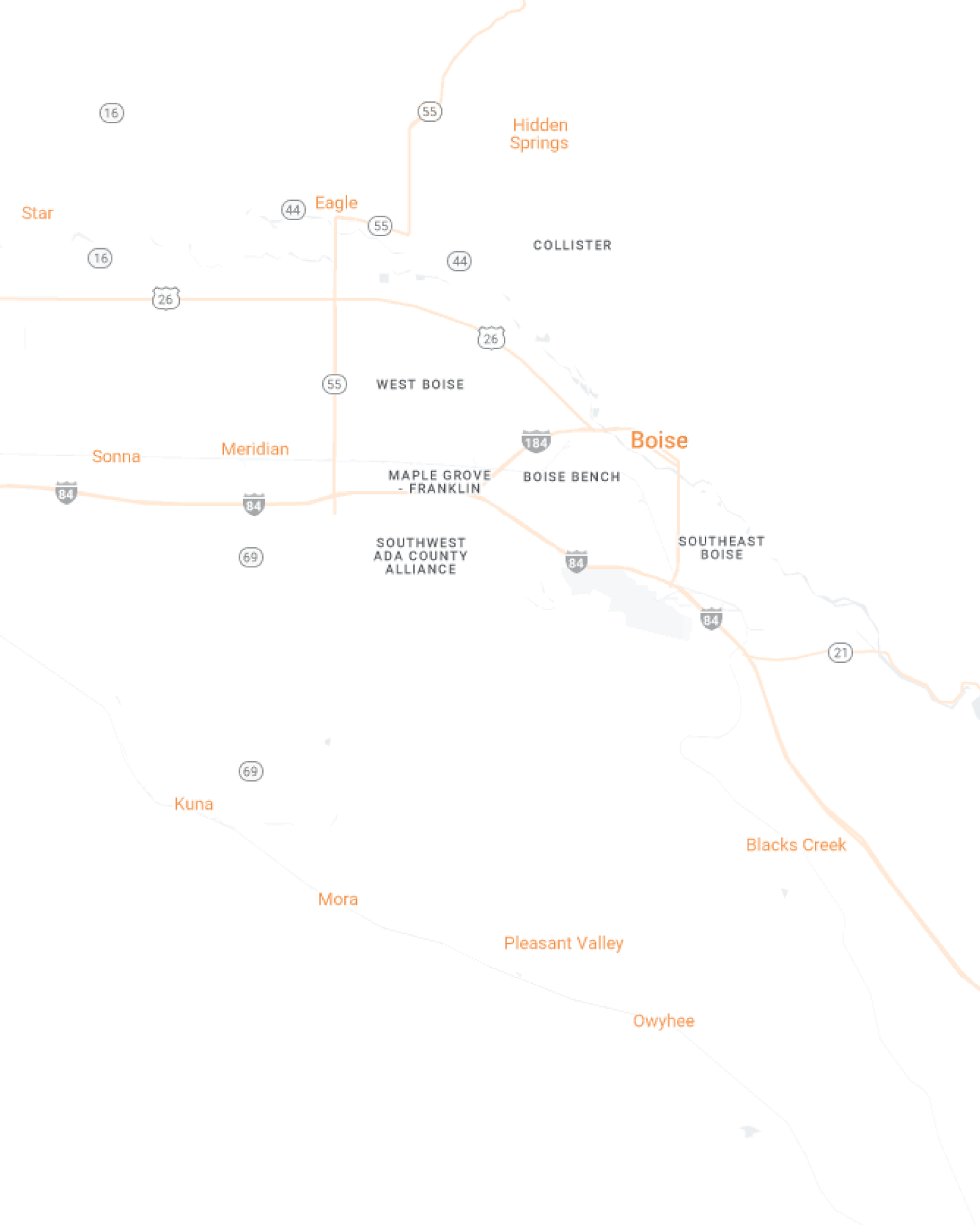 Boise Maidkart Mobile Map