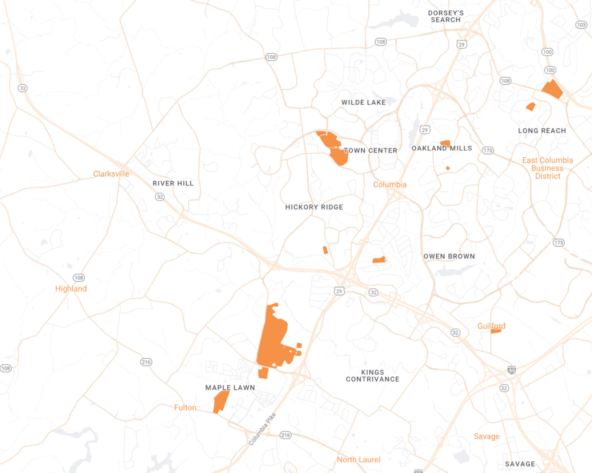 Columbia Maidkart Desktop Map