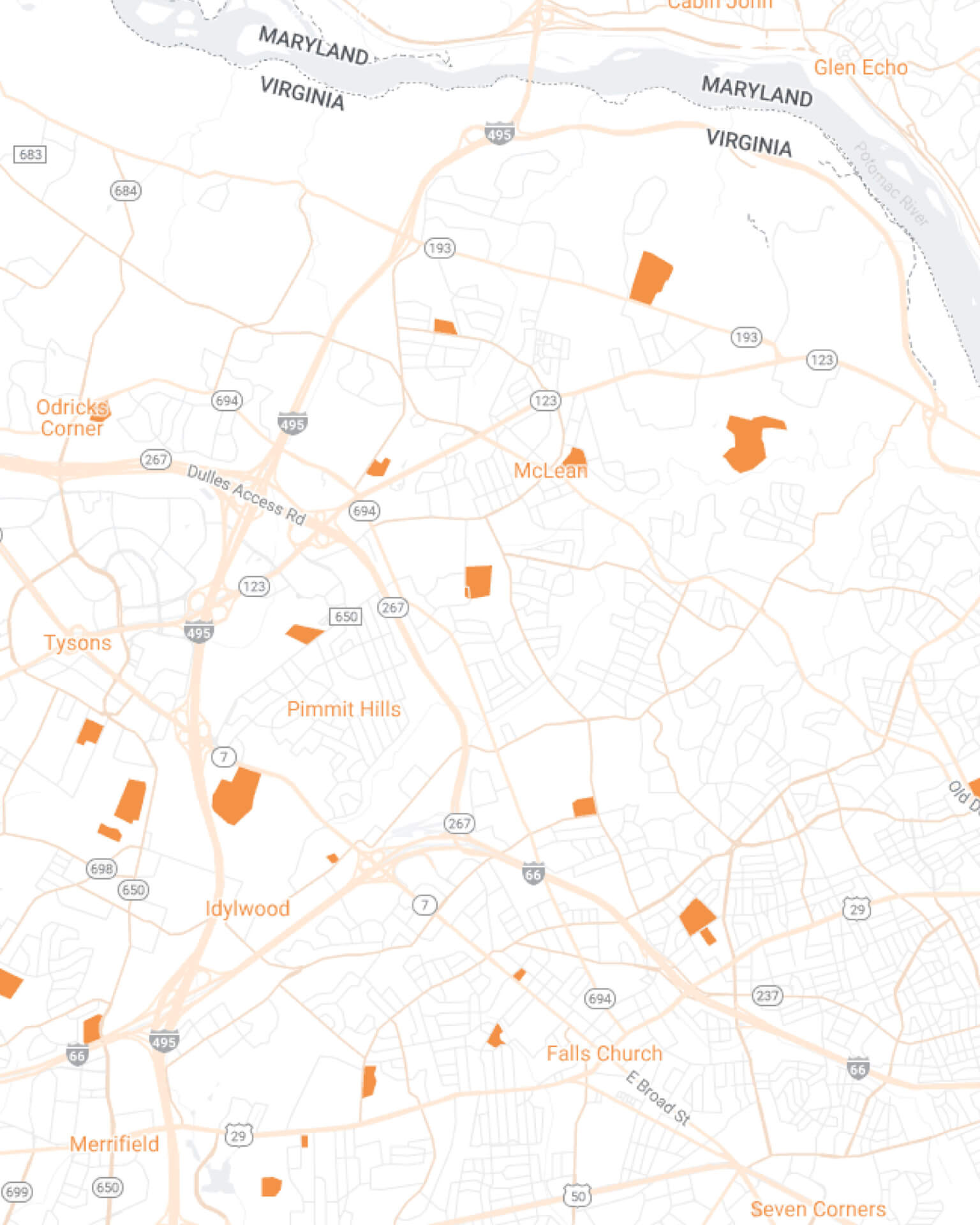 McLean Maidkart Mobile Map