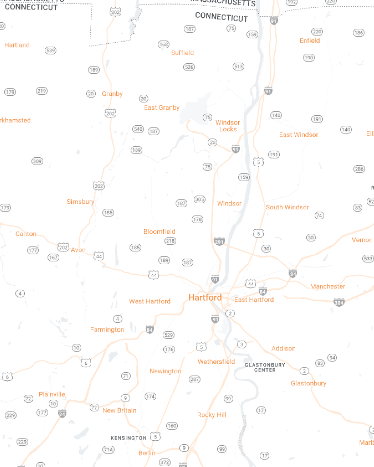 Northern CT Maidkart Mobile Map