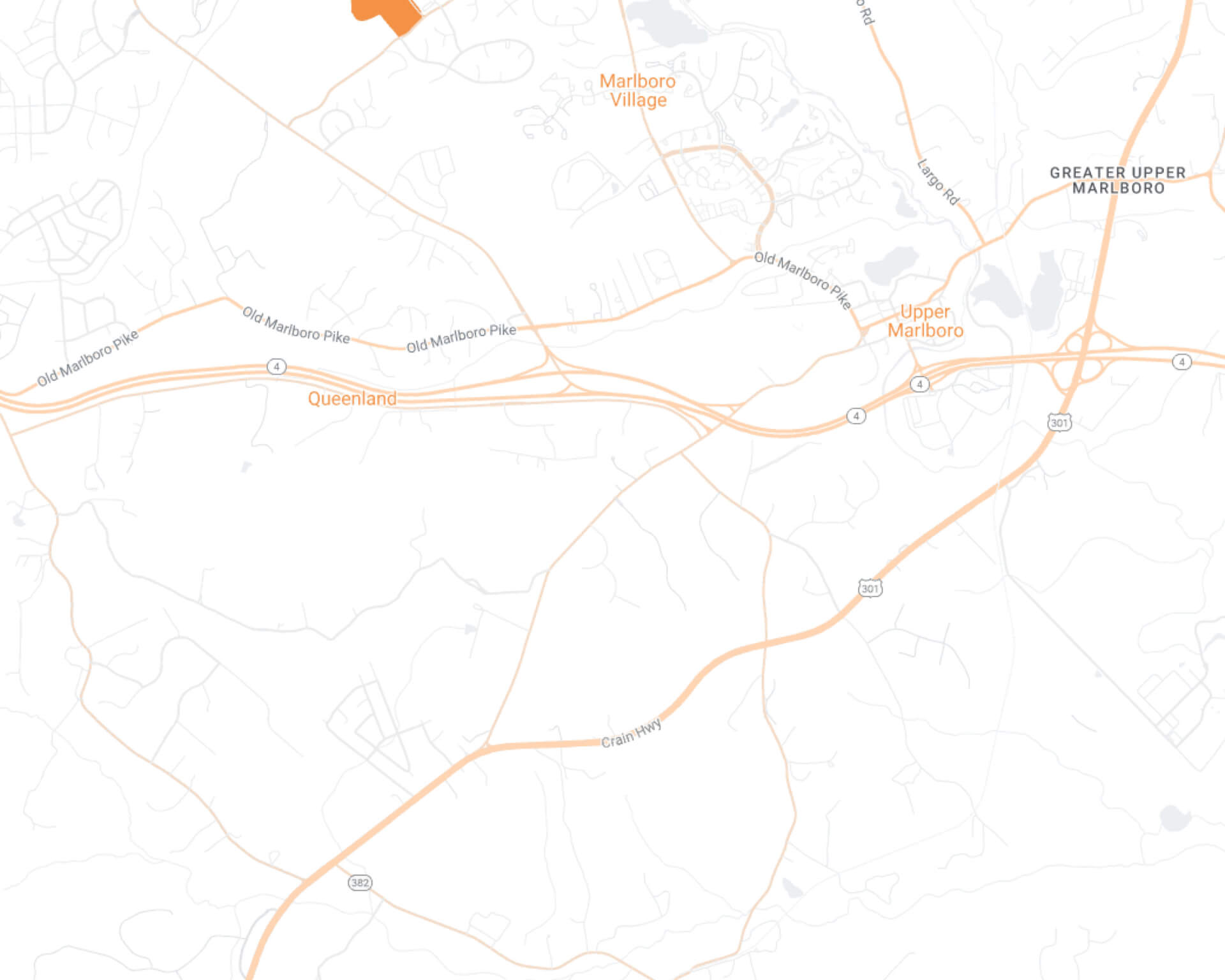 Upper Marlboro Maidkart Desktop Map