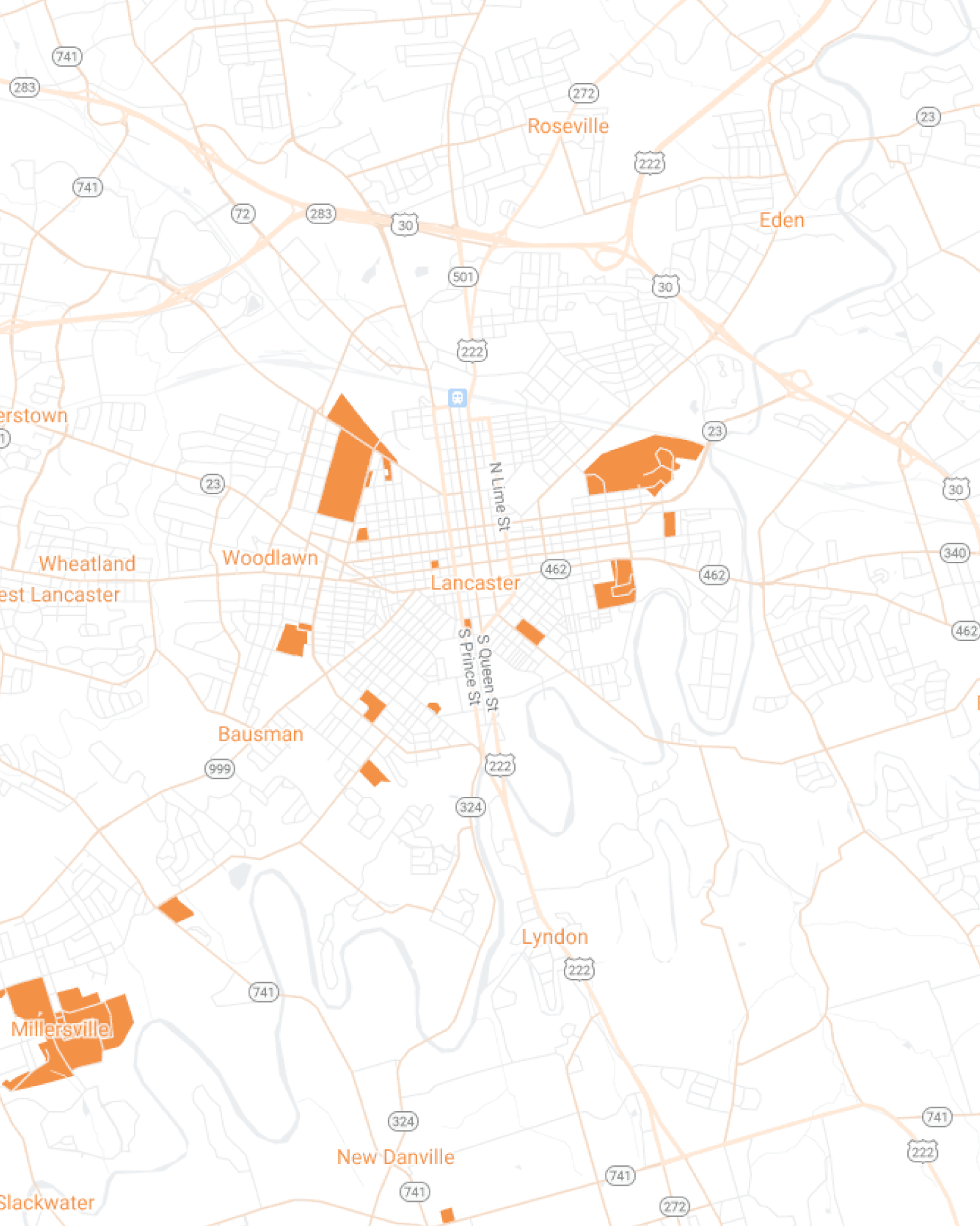 Lancaster Mobile Map