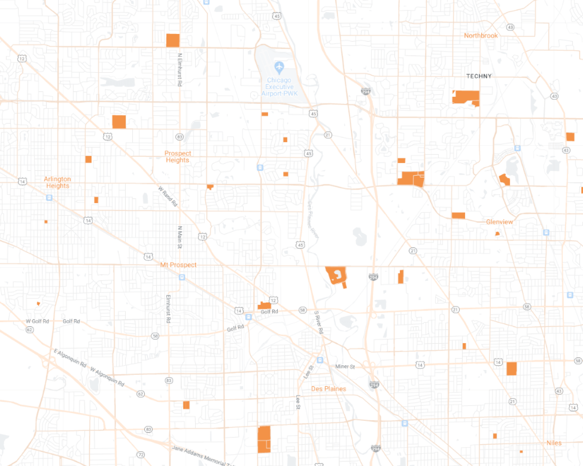 NW Chicago Desktop Map