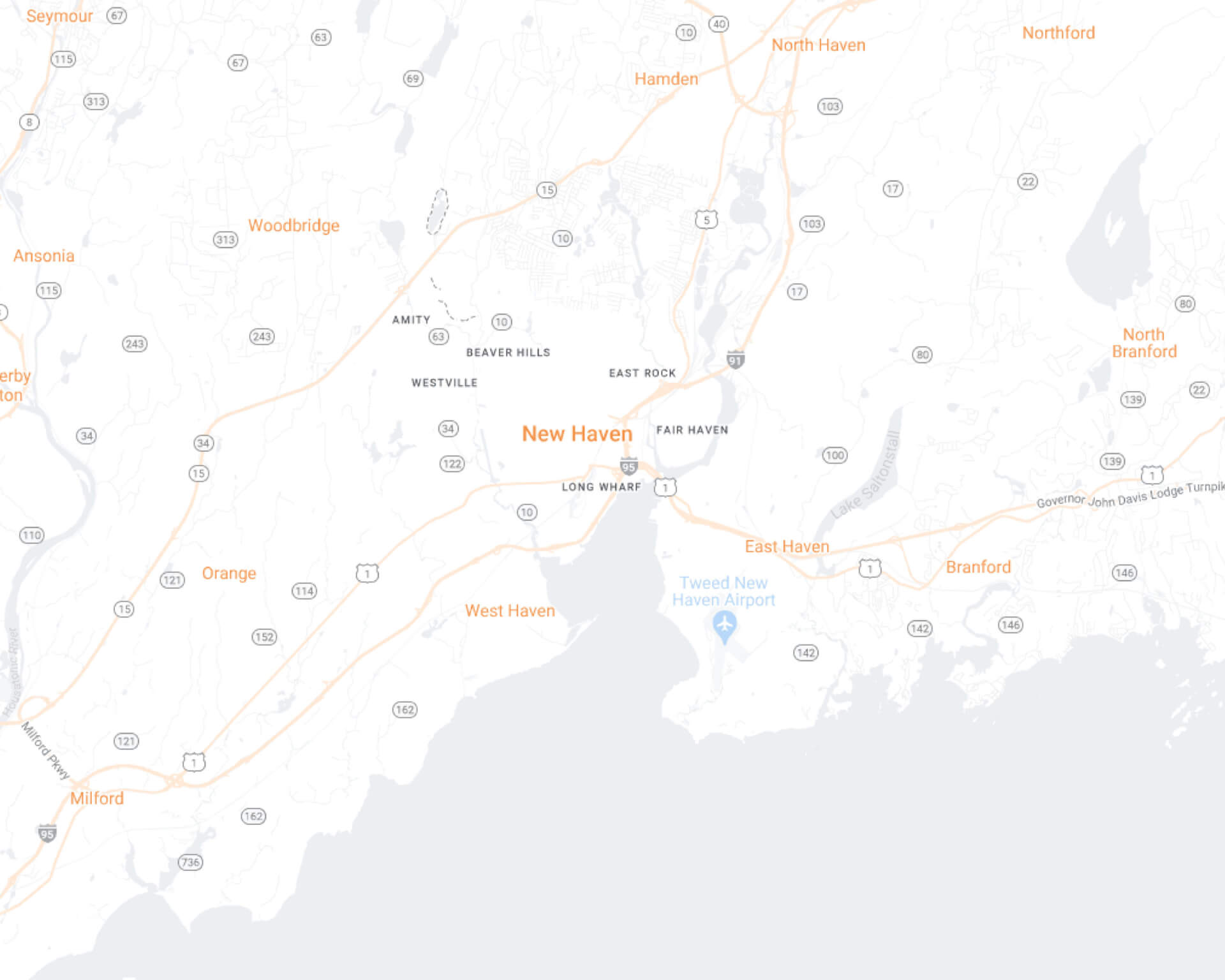 New Haven Desktop Map