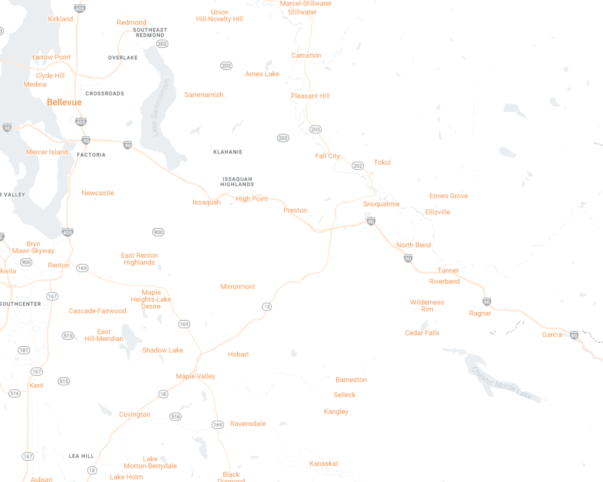 Renton Desktop Map