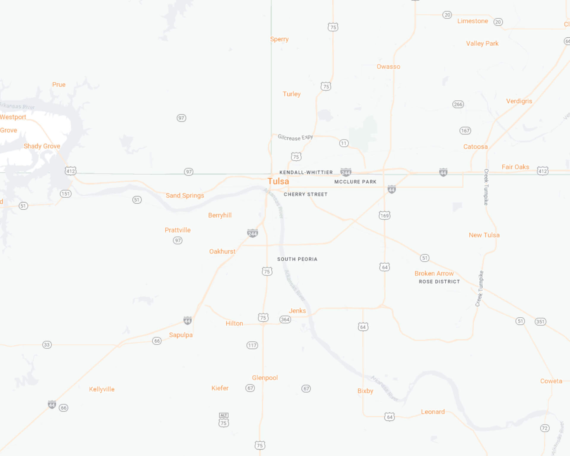 Tulsa Desktop Map