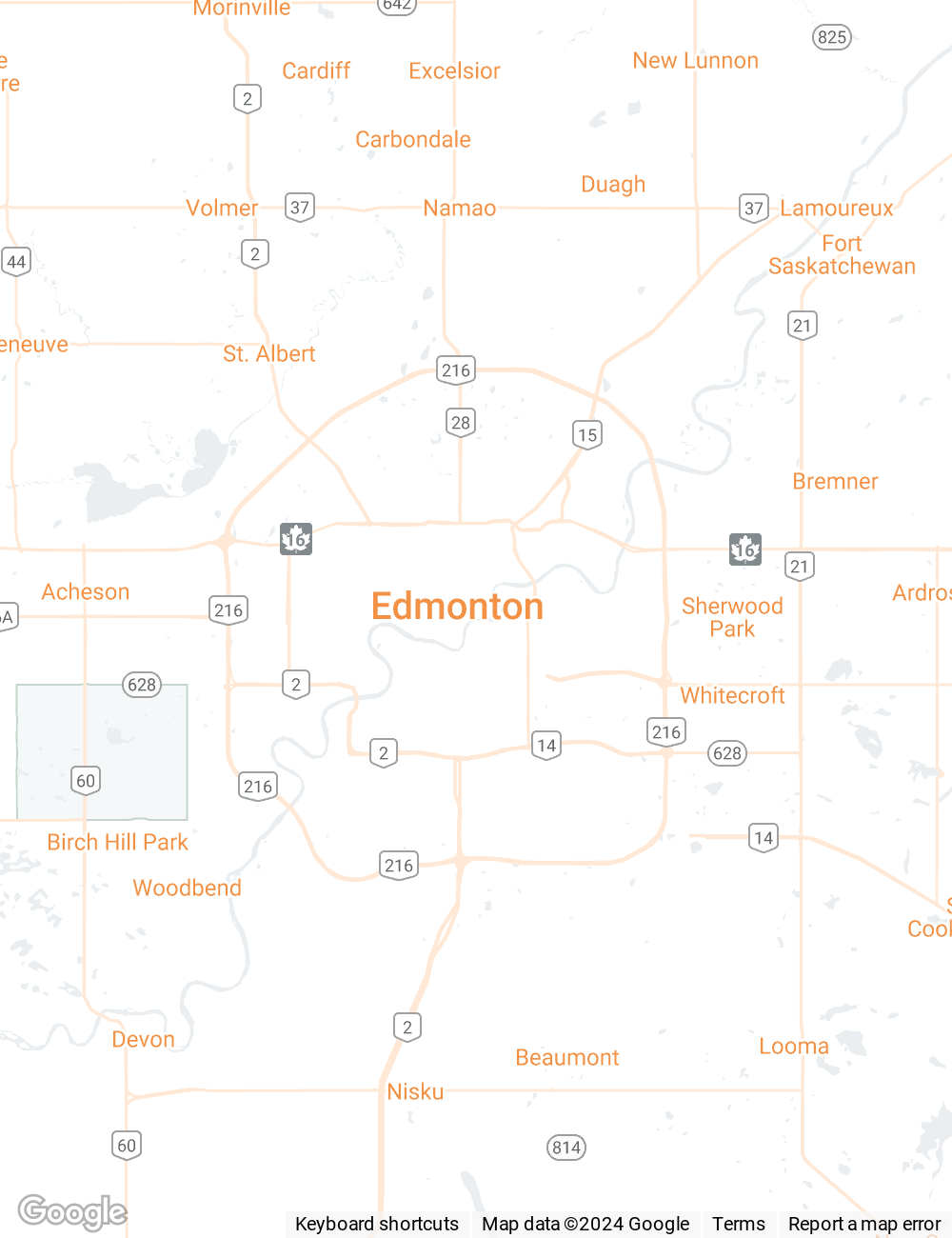 Edmonton Map for Mobile