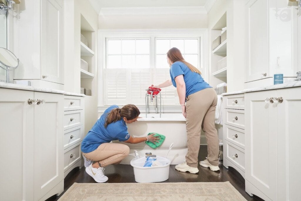 cleaning before unpacking